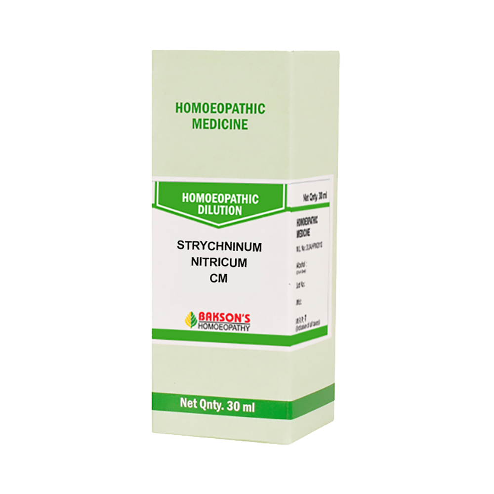 Bakson's Homeopathy Strychninum Nitricum Dilution CM