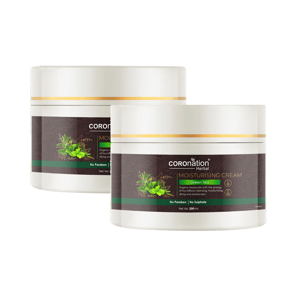 Coronation Herbal Green Tea Moisturising Cream (200ml Each)