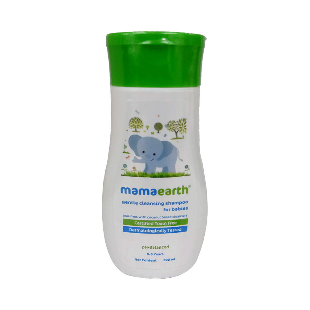 Mamaearth Gentle Cleansing Shampoo for Babies | Tear & Toxin Free