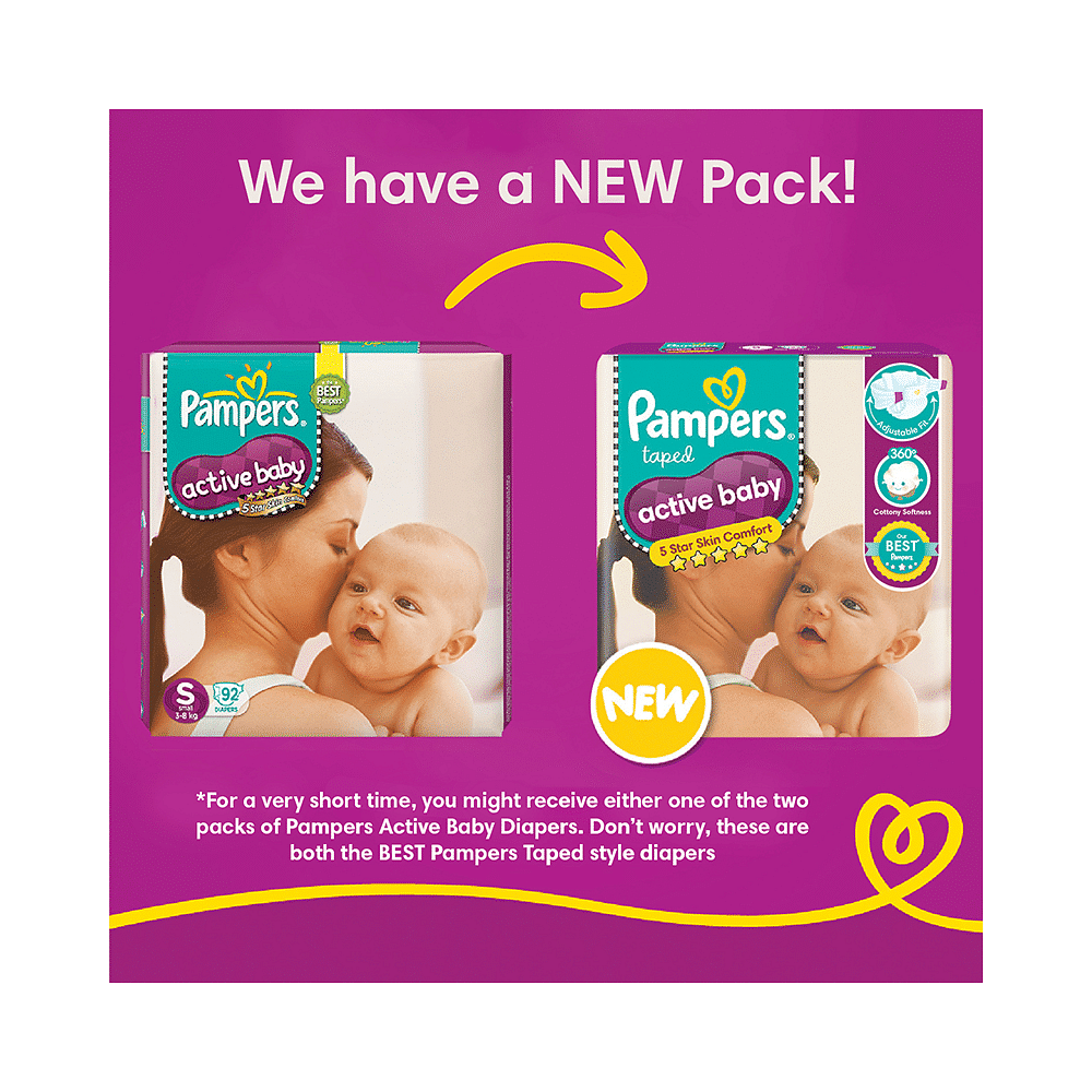 Pampers active baby small fashion