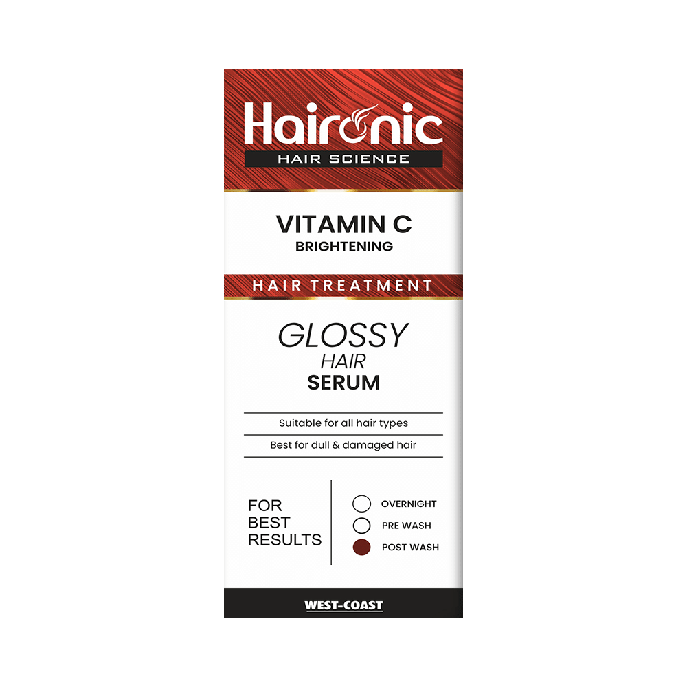 Haironic  Vitamin C Brightening Hair Treatment Glossy Hair Serum