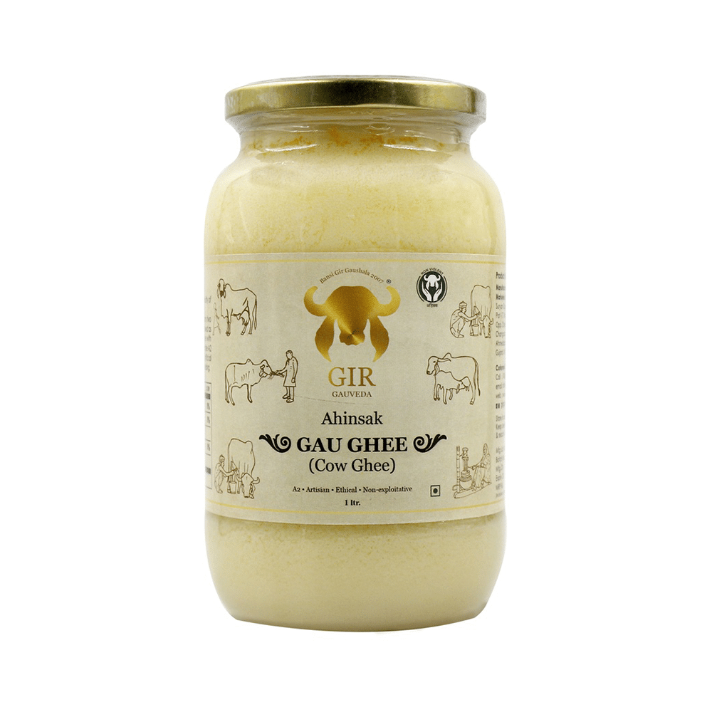 Gir Gauveda Ahinsak A2 Gau Ghee (Cow Ghee)