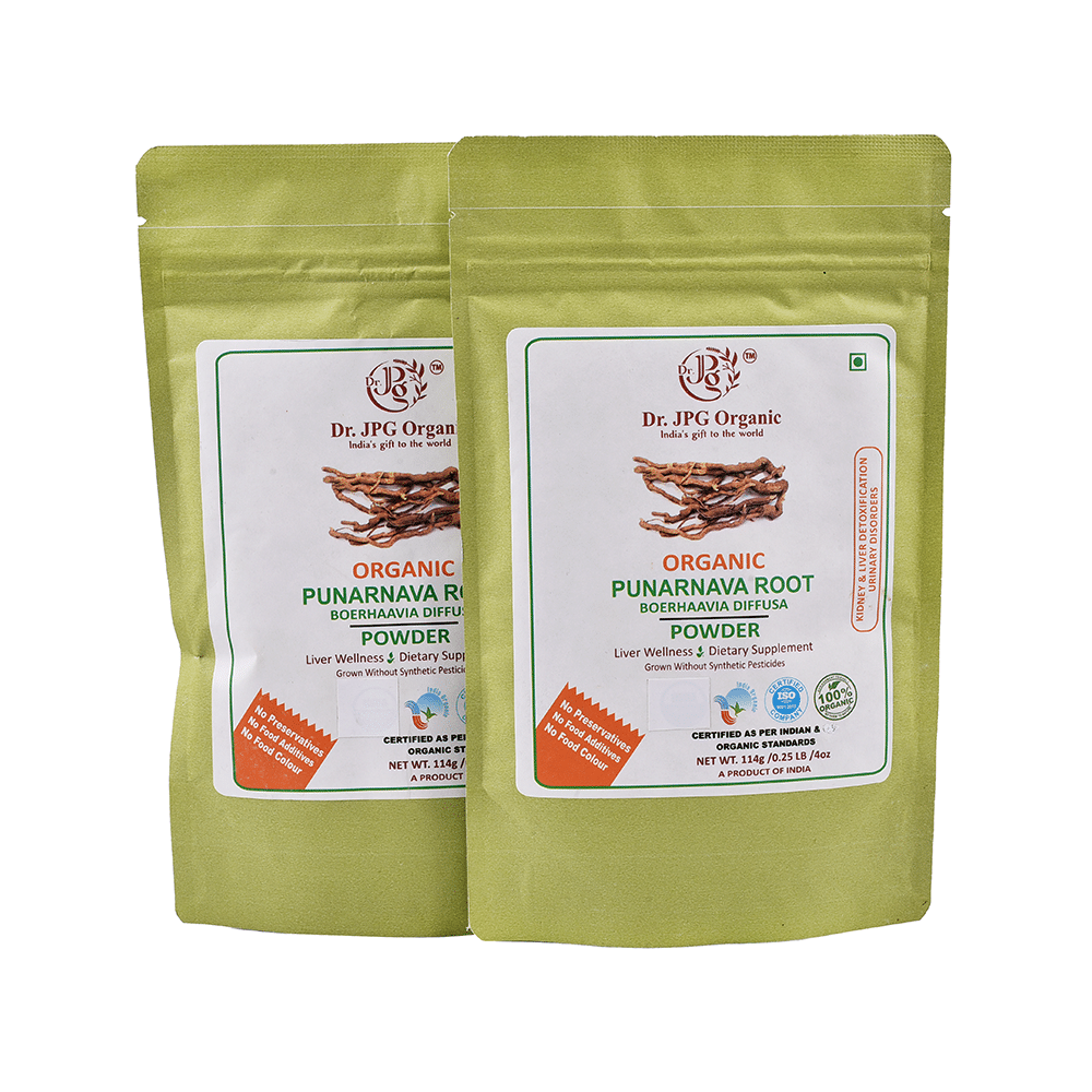 Dr. JPG Organic Punarnava Root Powder (114gm Each)