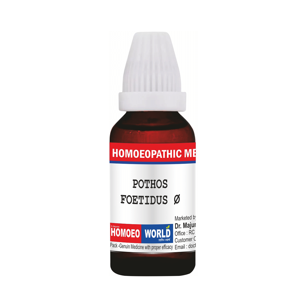 Dr. Majumder Homeo World  Pothos Foetidus Mother Tincture (30ml Each) Q