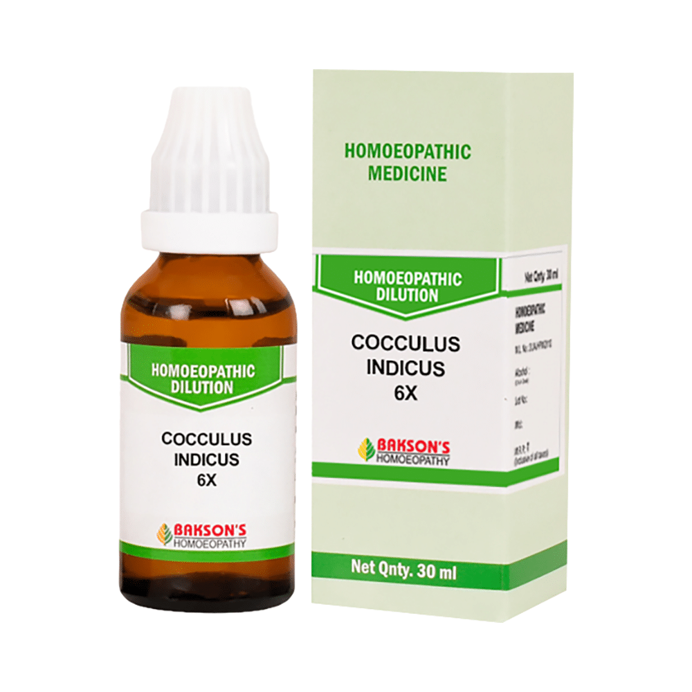 Bakson's Homeopathy Cocculus Indicus Dilution 6X