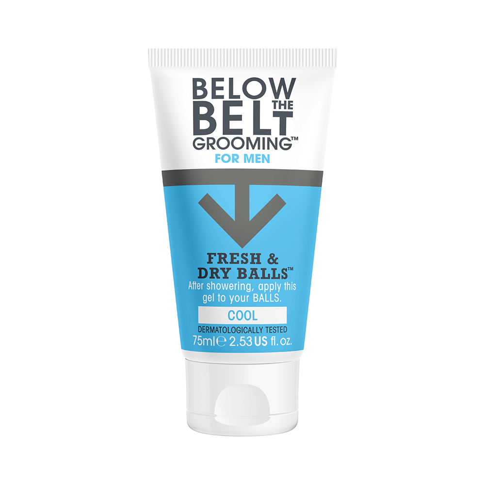 Below the Belt Grooming for Men Fresh and Dry Balls Gel Cool