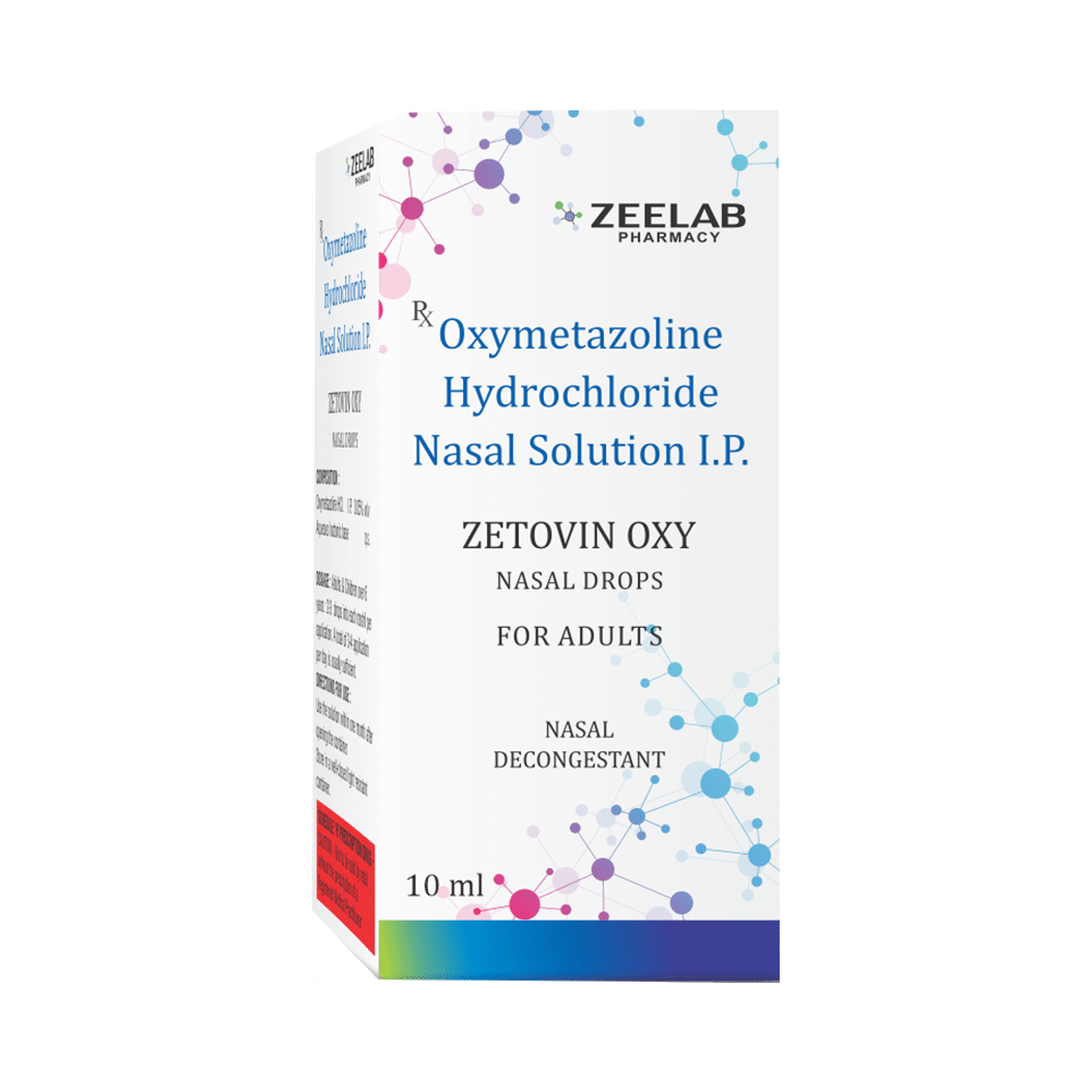 Zetovin Oxy 0.05% Nasal Drops Nasal Drops