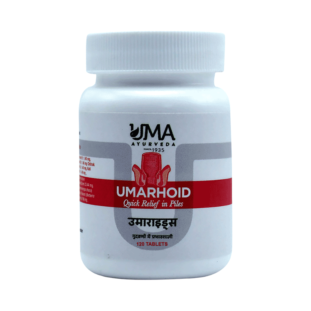 Uma Ayurveda Umarhoid Tablet for Quick Relief in Piles Tablet