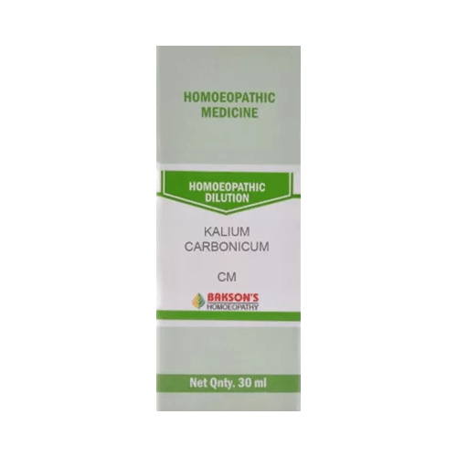 Bakson's Homeopathy Kalium Carbonicum Dilution CM