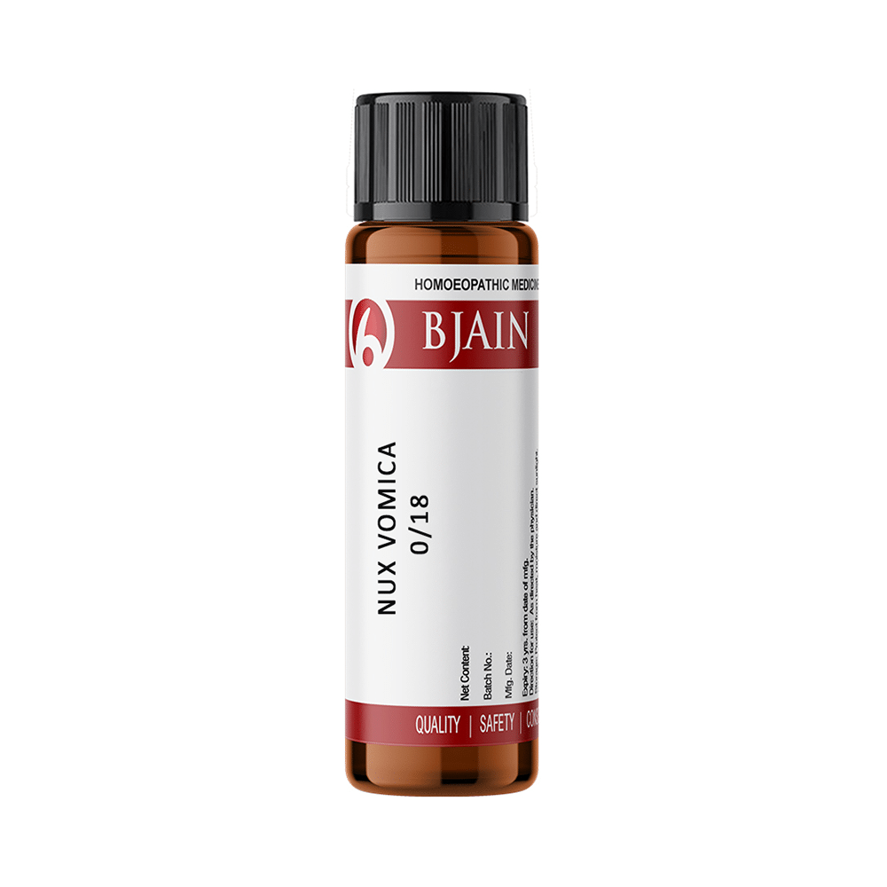Bjain Nux Vomica Globules 0/18 LM
