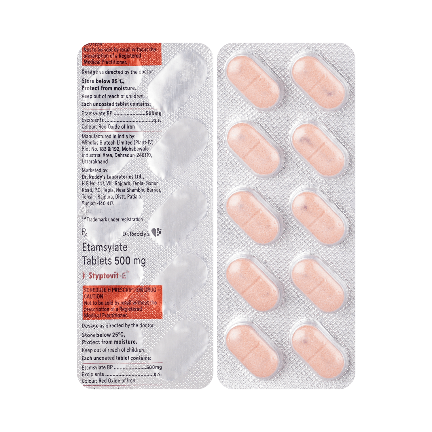 Styptovit E 500mg Tablet