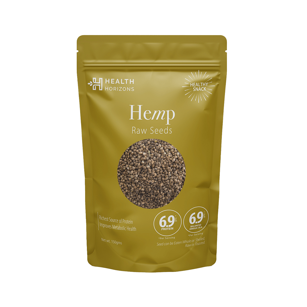 Health Horizons Hemp Raw Seeds | Rich in Protein for Metabolic Health
