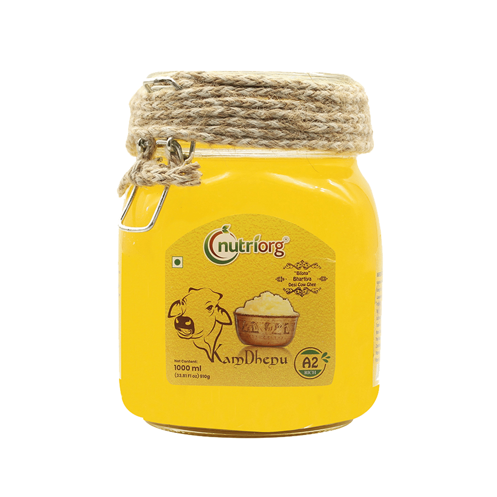 Nutriorg KamDhenu Bilona Bhartiya Desi Cow Ghee
