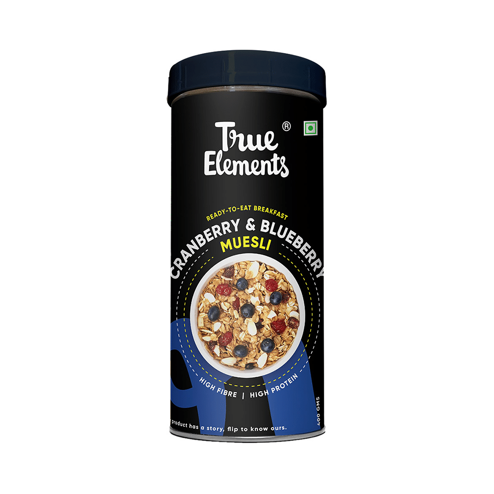 True Elements Cranberry and Blueberry Muesli