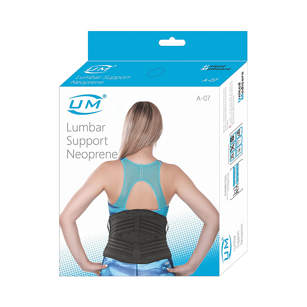 UM Lumbar Support Neoprene Universal 30 Minutes 24 7 Delivery