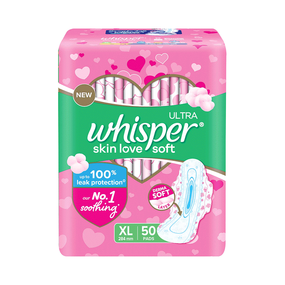 Whisper Ultra Soft Sanitary Pads XL