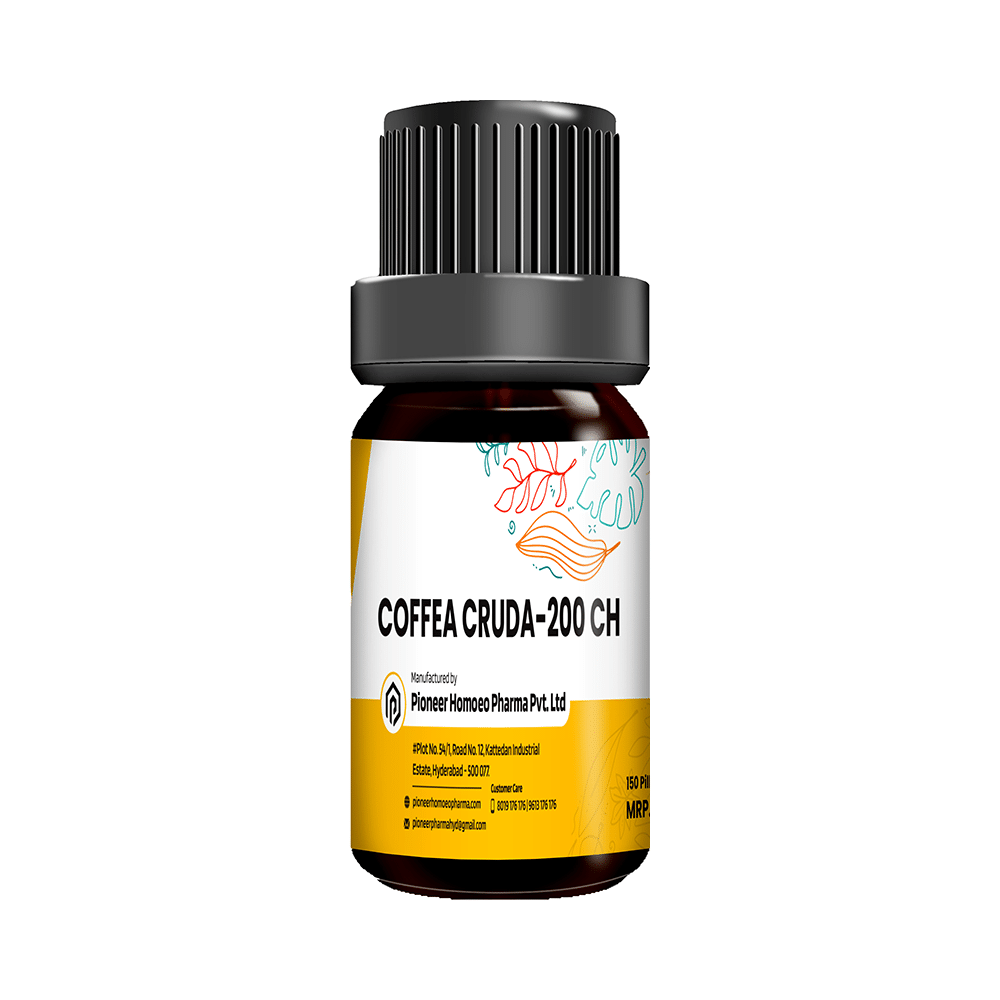 Pioneer Pharma Coffea Cruda Globules Pellet Multidose Pills 200 CH