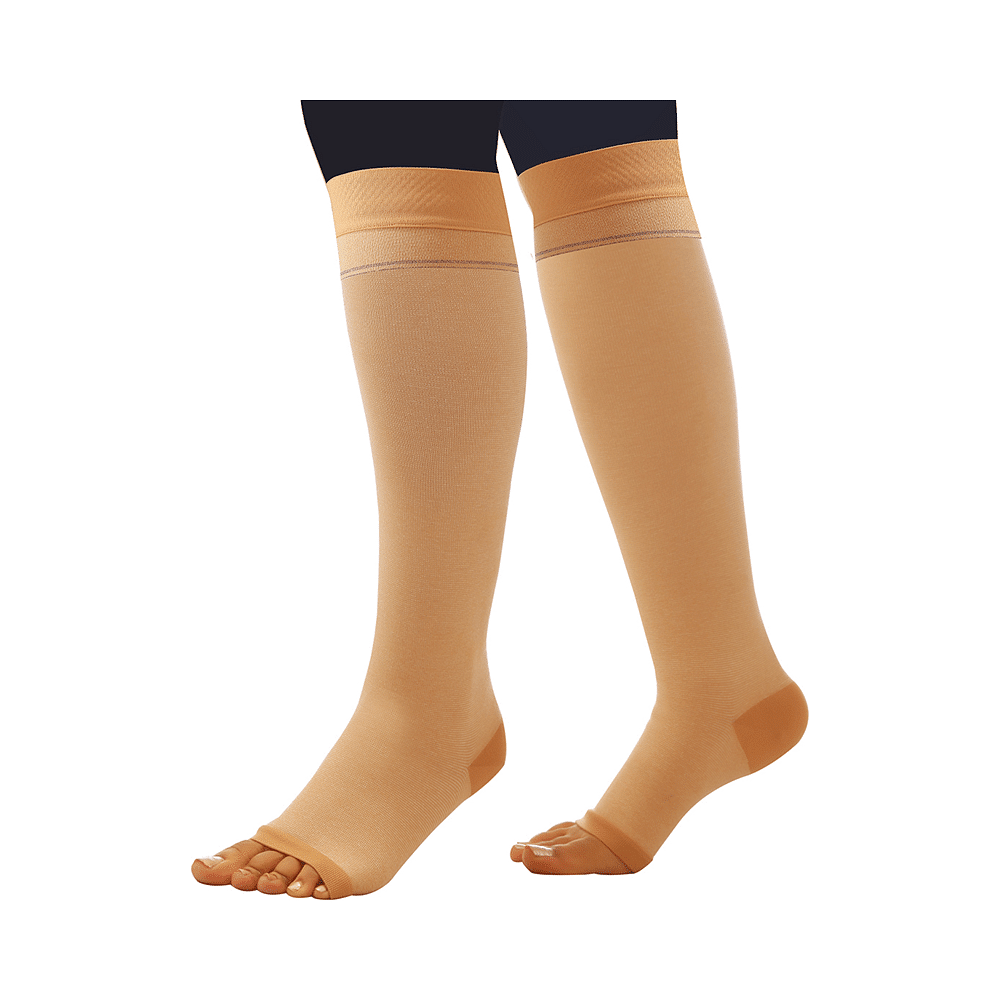 Comprezon Cotton Varicose Vein Stockings Class 20 Below Knee 20 ...