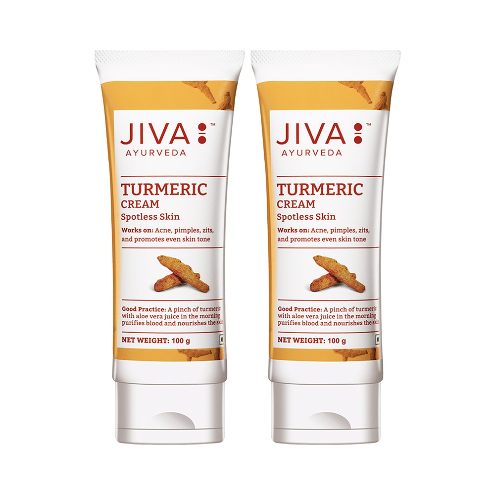 Jiva Ayurveda Turmeric Cream Spotless Skin (100gm Each)