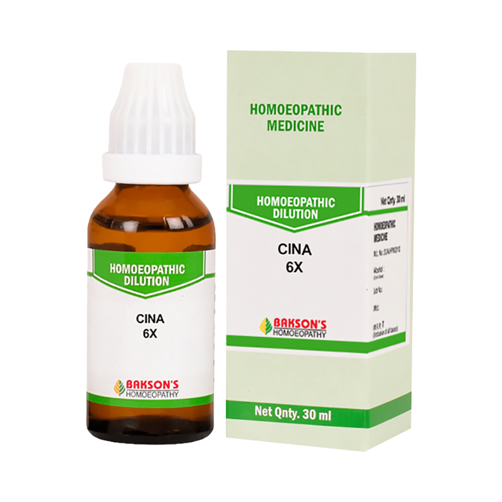 Bakson's Homeopathy Cina Dilution 6X