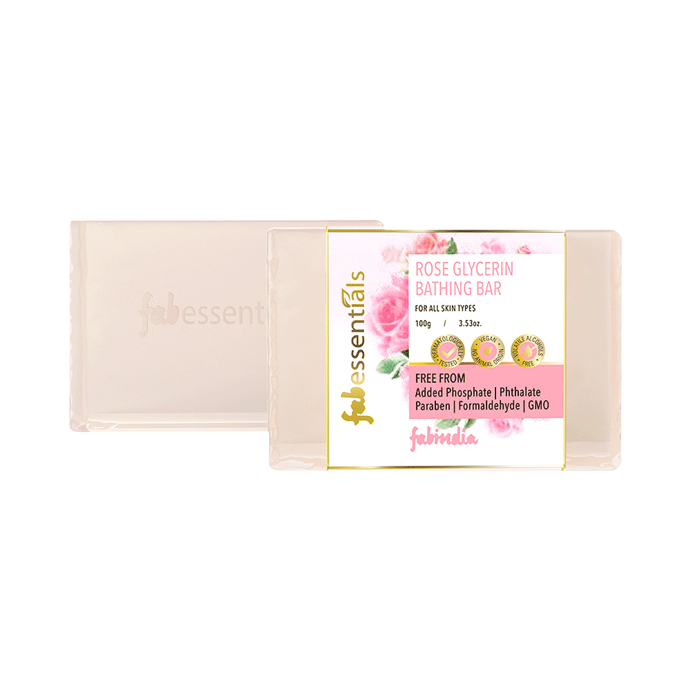 Fabessentials Rose Glycerin Bathing Bar