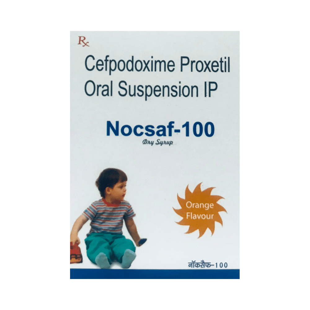 Nocsaf 100 Dry Syrup Orange