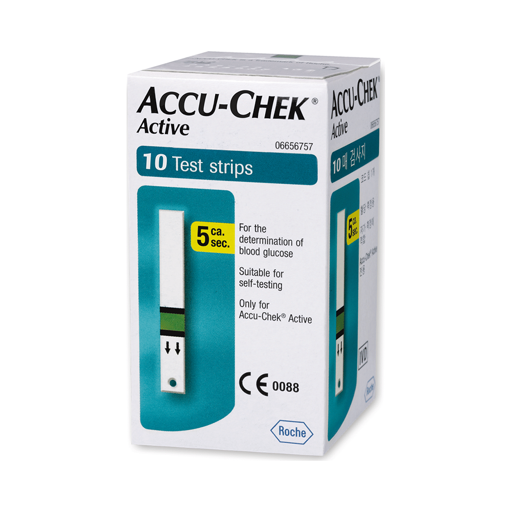 Accu-Chek Active Test Strip (Only Strips) | Diabetes Monitoring Devices