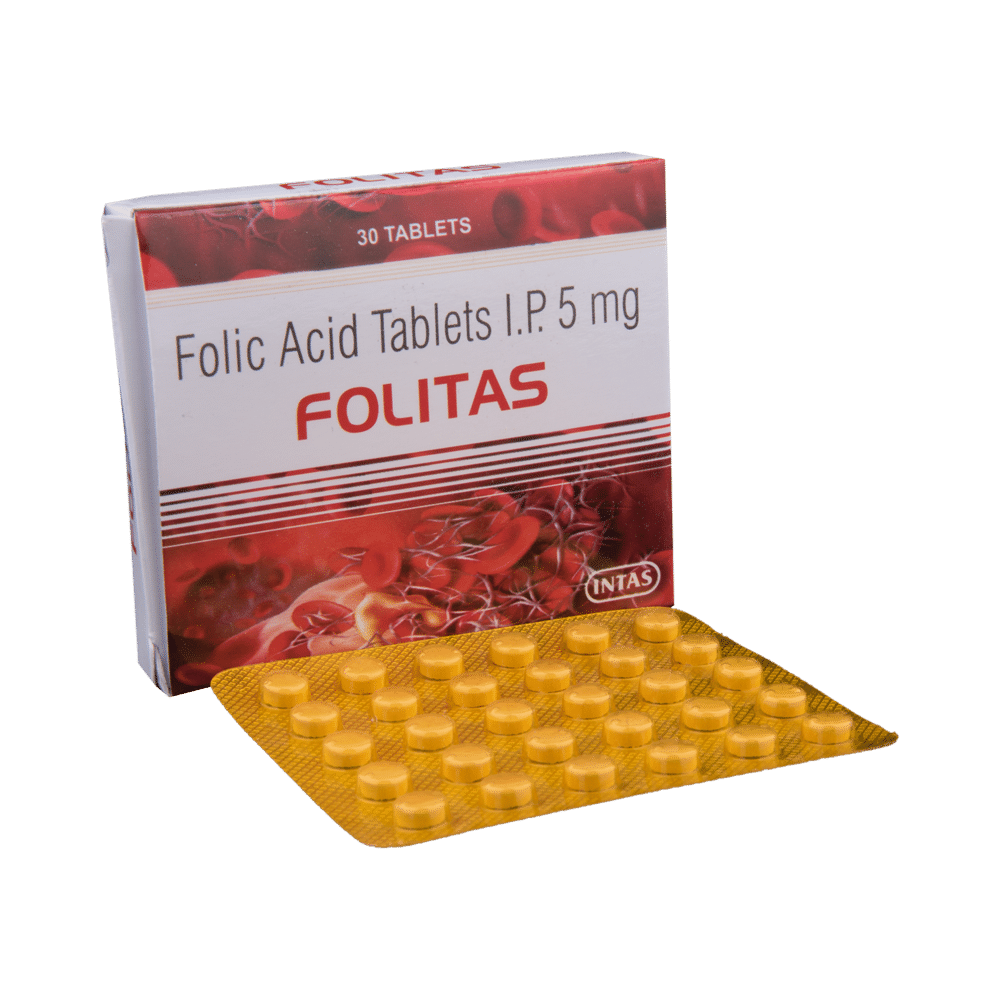 Folitas Folic Acid 5mg Tablet