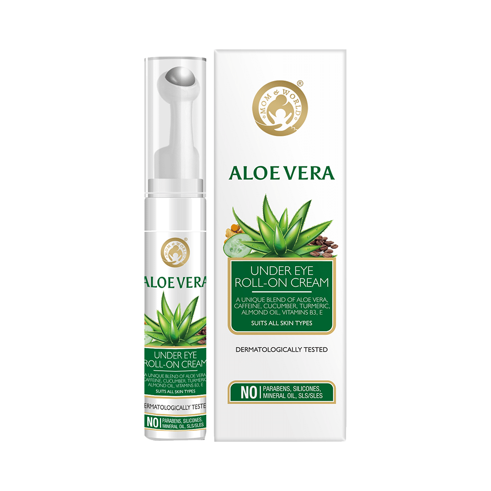 Mom & World Aloe Vera Under Eye Roll-On Cream
