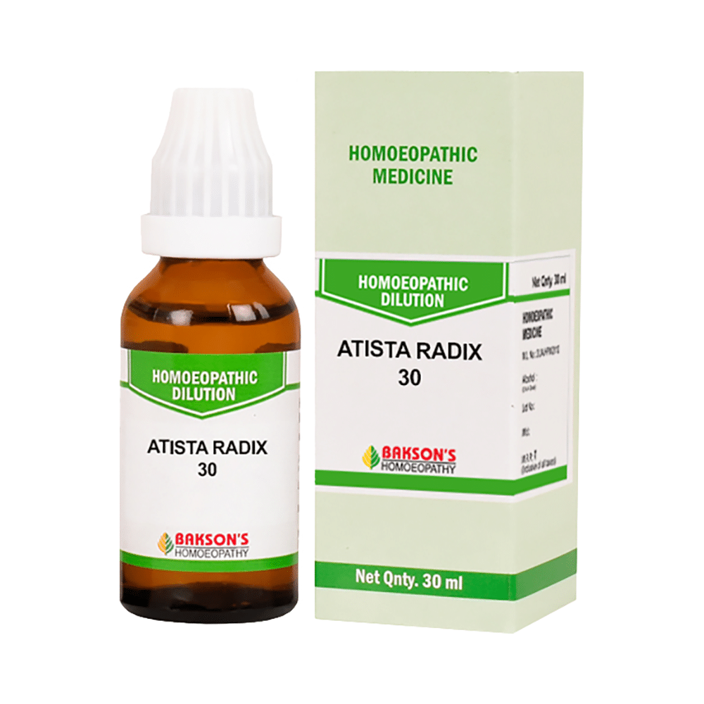 Bakson's Homeopathy Atista Radix Dilution 30