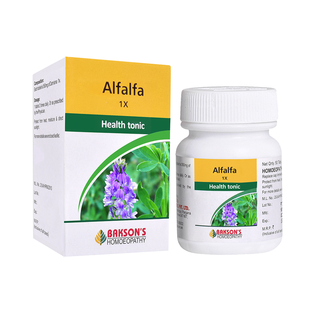 Bakson's Homeopathy Alfalfa 1X