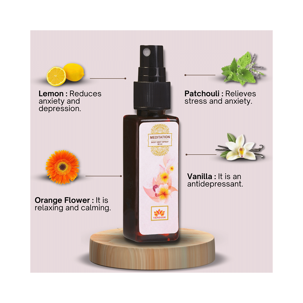 Vrindaam Meditation Body Mist Spray - Image 5