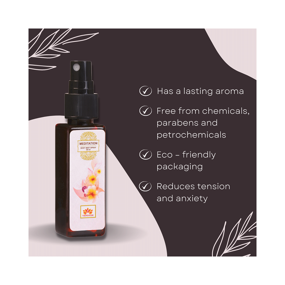 Vrindaam Meditation Body Mist Spray - Image 6