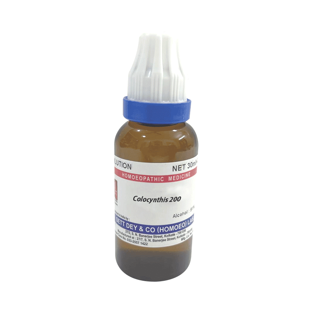 Sett Dey Colocynthis Dilution 200