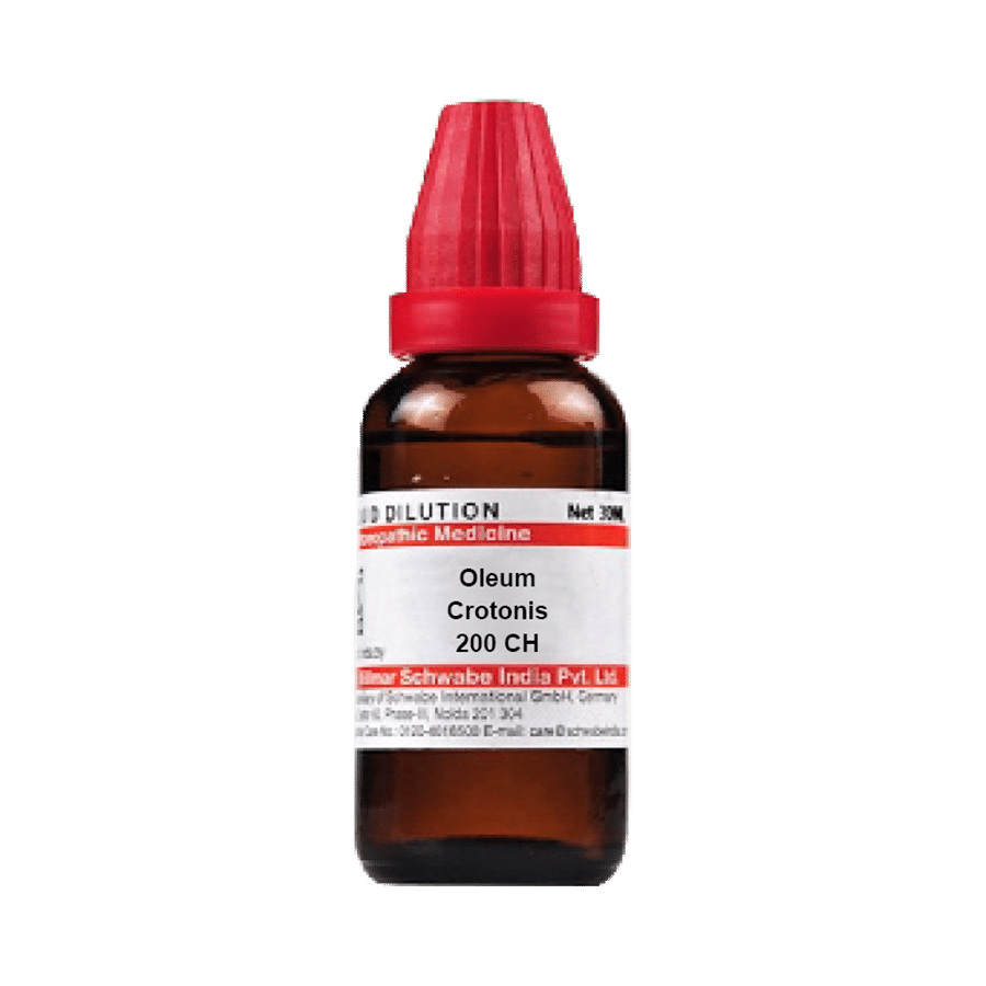 Dr Willmar Schwabe India Oleum Crotonis Dilution 200 CH
