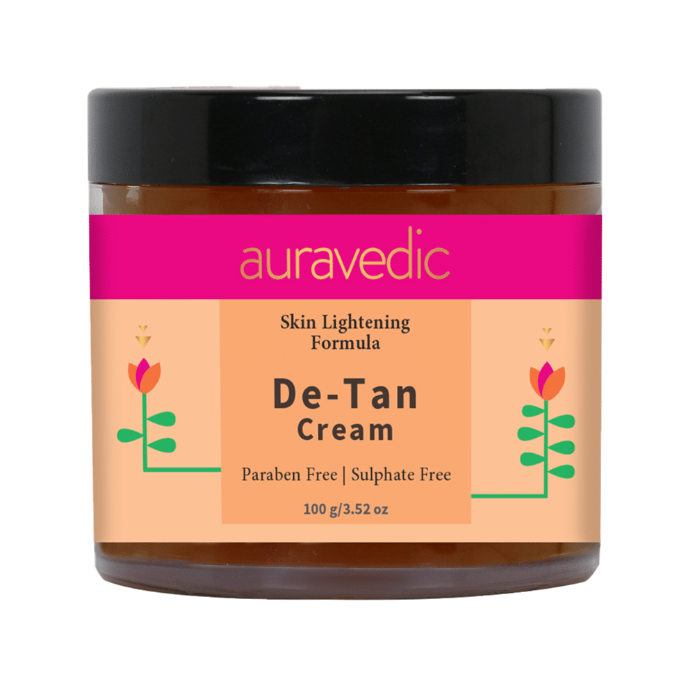 Auravedic Skin Lightening Formula De-Tan Cream