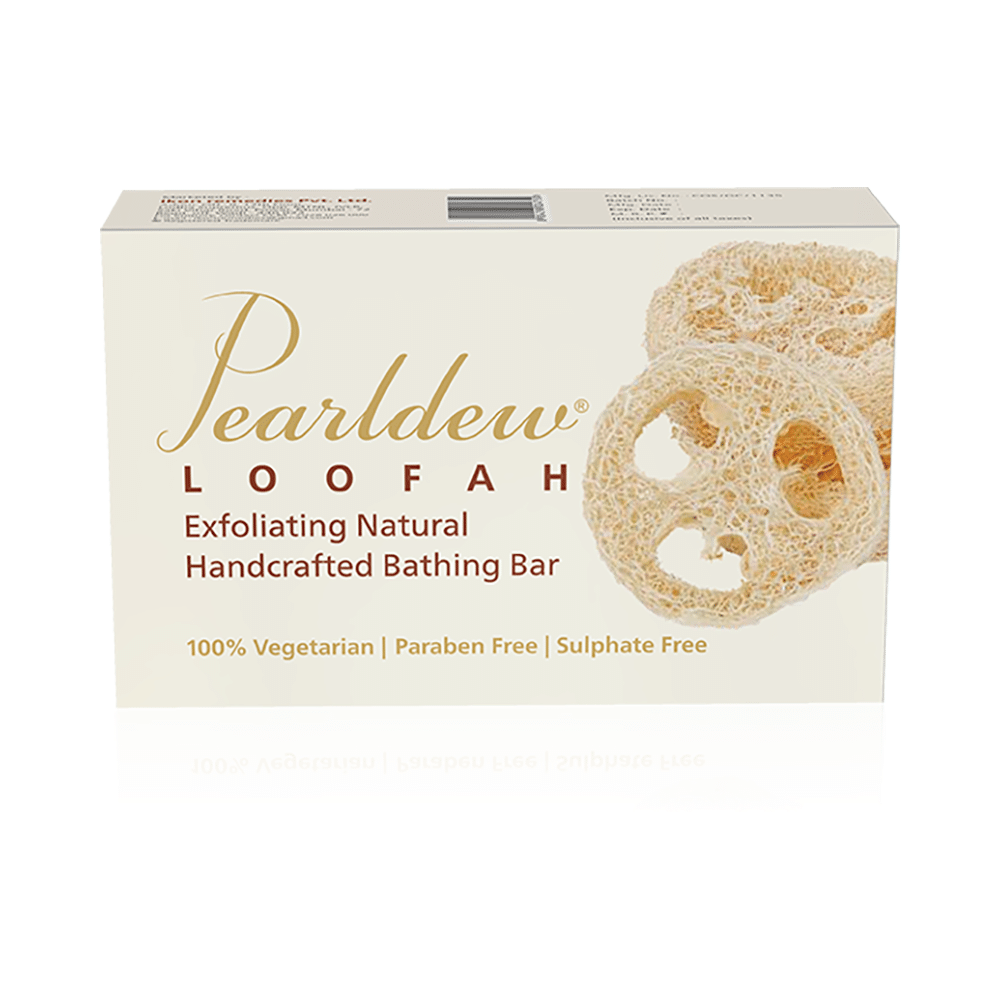 Pearldew Loofah Exfoliating Natural Handcrafted Bathing Bar