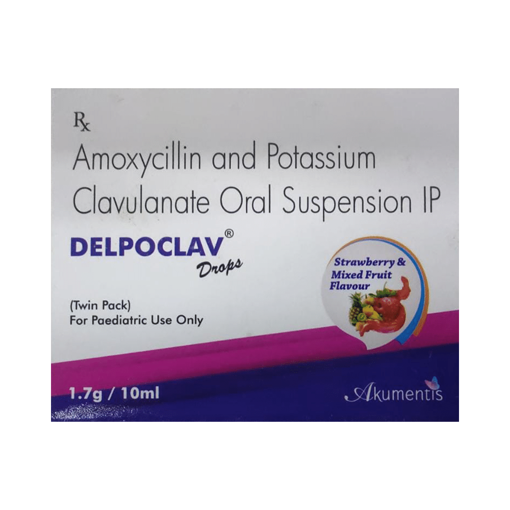 Delpoclav Oral Drop Strawberry & Mixed Fruit