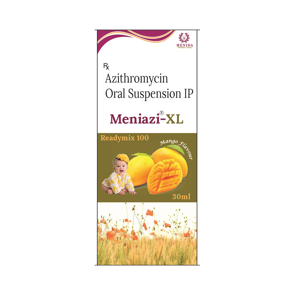 Meniazi-XL Readymix 100 Oral Suspension Mango