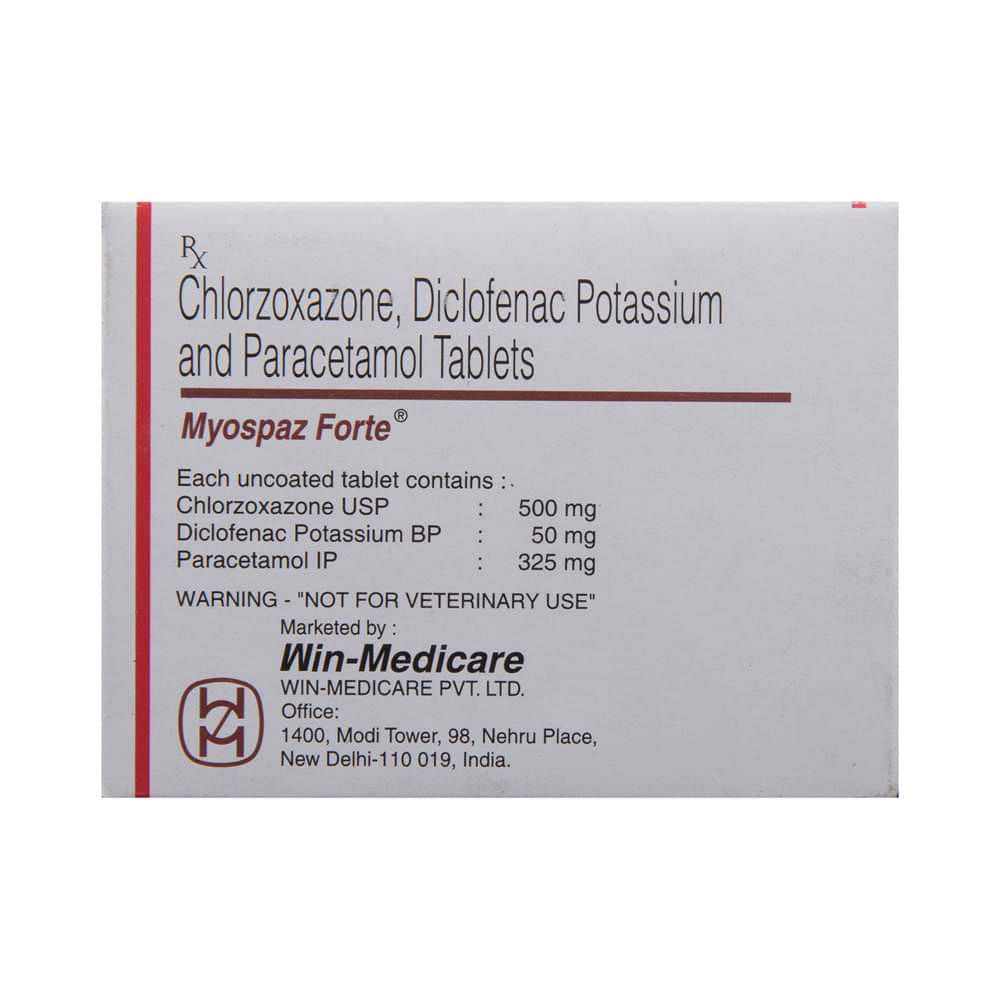 Myospaz Forte Tablet | 30 Minutes 24/7 Delivery