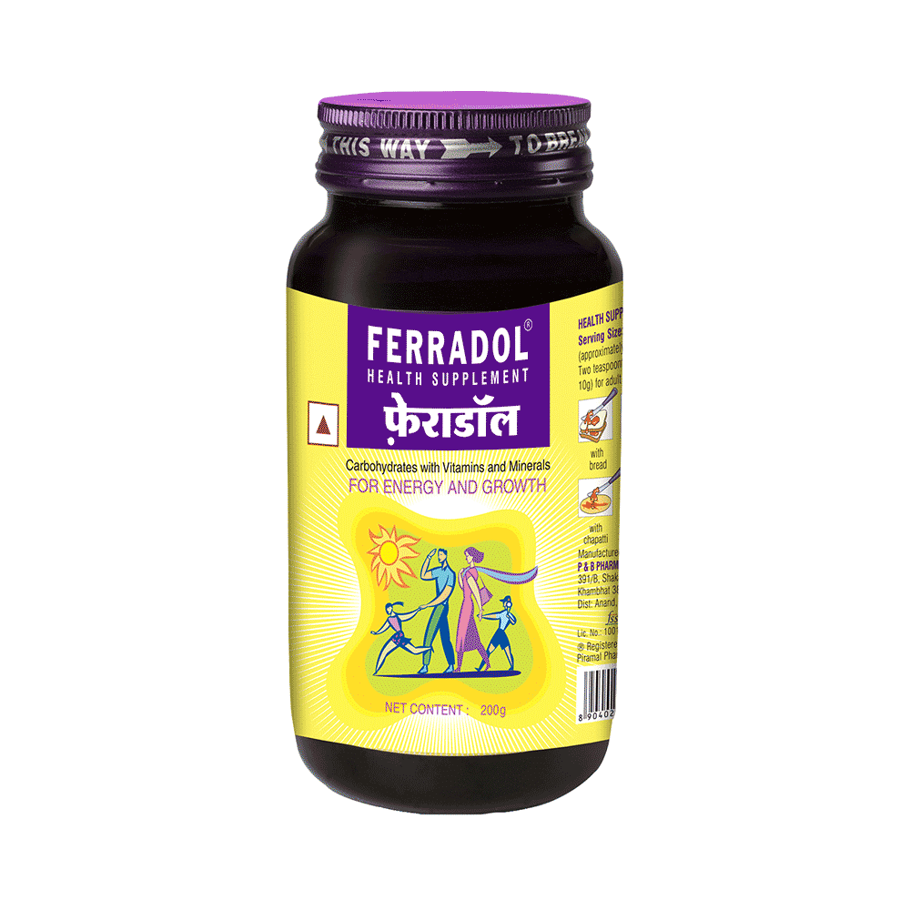 Ferradol Health Supplement with Carbohydrates, Vitamins & Minerals | For Energy and Growth