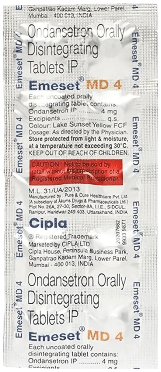 Emeset MD 4 Tablet
