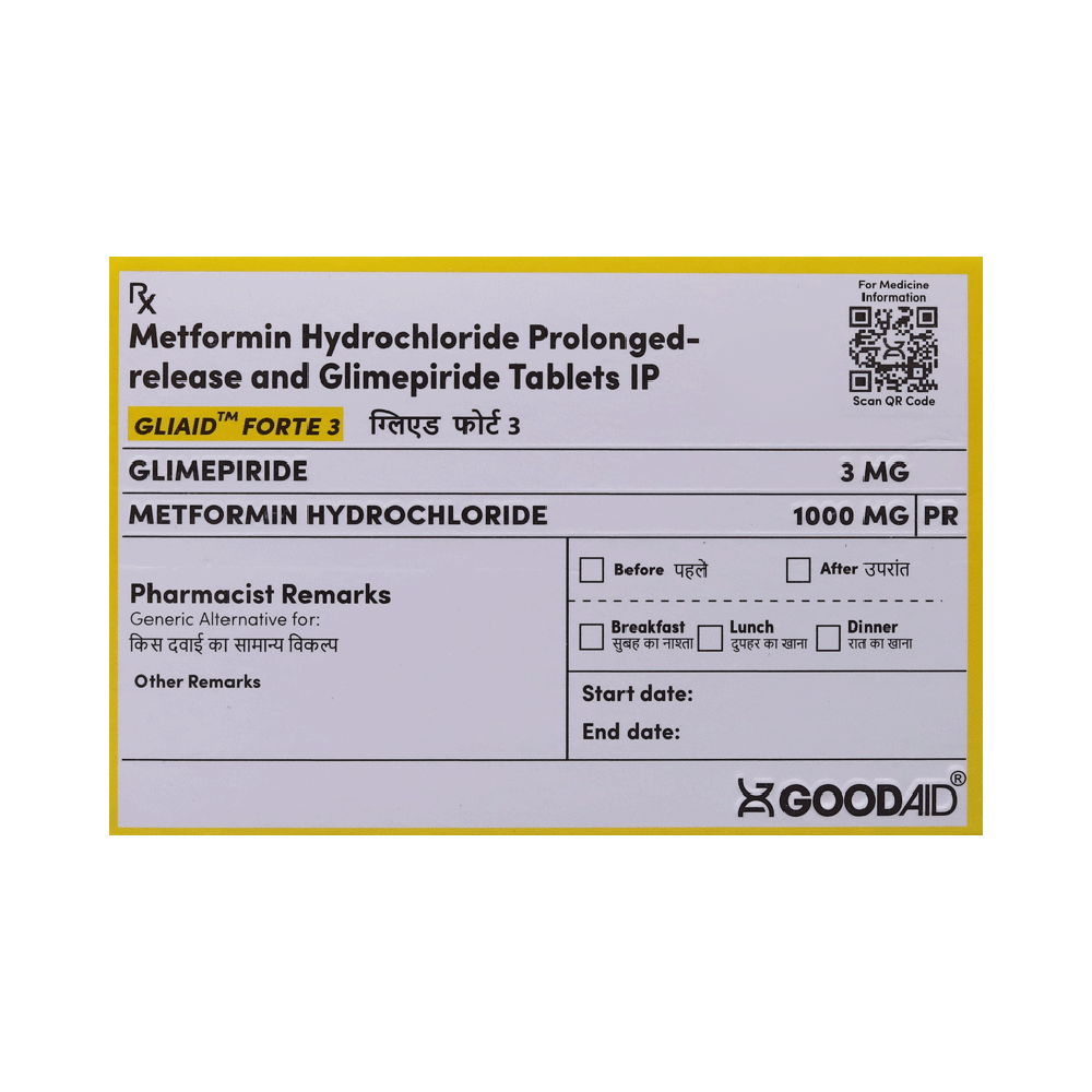 Gliaid Forte 3 Tablet PR