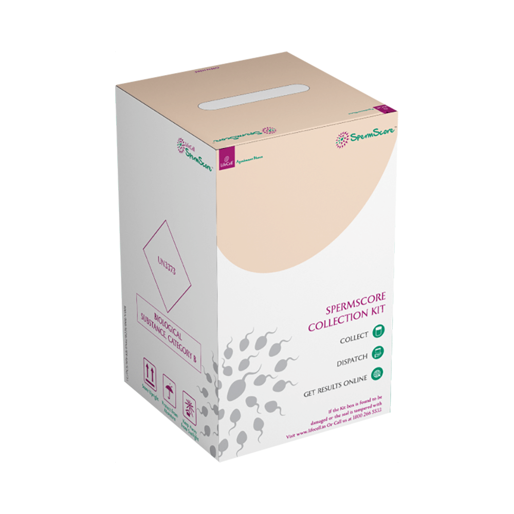 LifeCell SpermScore  At-home Self Collection Test for Fertility Check
