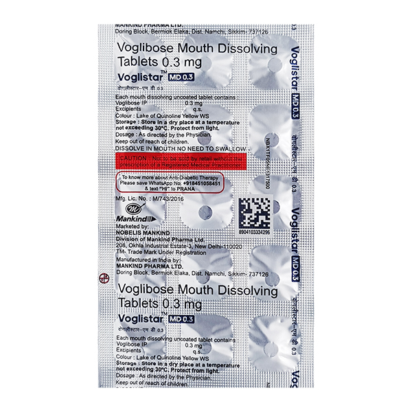 Voglistar-MD 0.3 Tablet