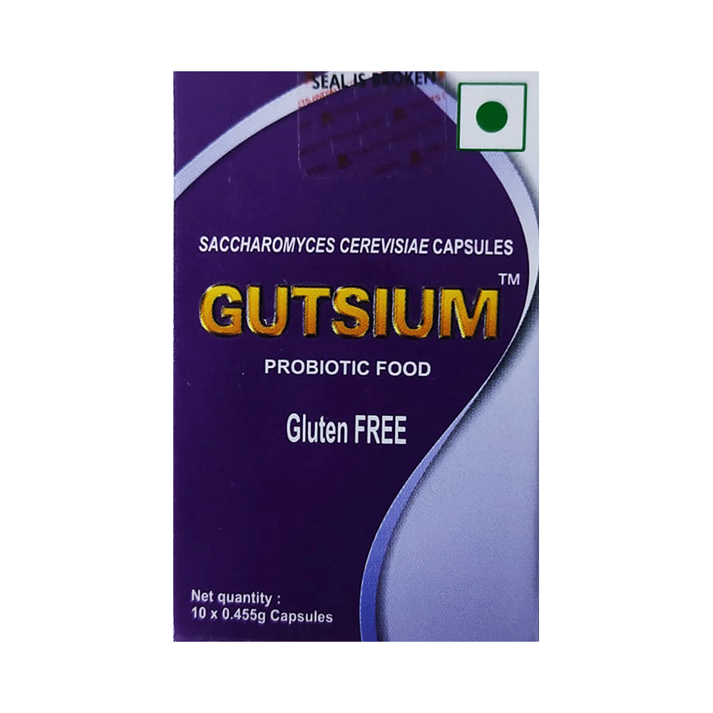 Gutsium Probiotic Food Capsule Gluten Free