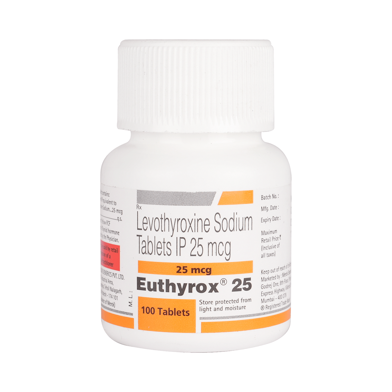 Euthyrox 25 Tablet