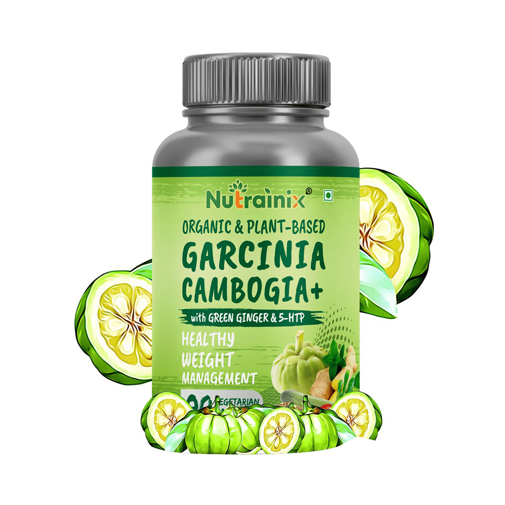 Nutrainix Organic & Plant-Based Garcinia Cambogia+ Vegetarian Capsule