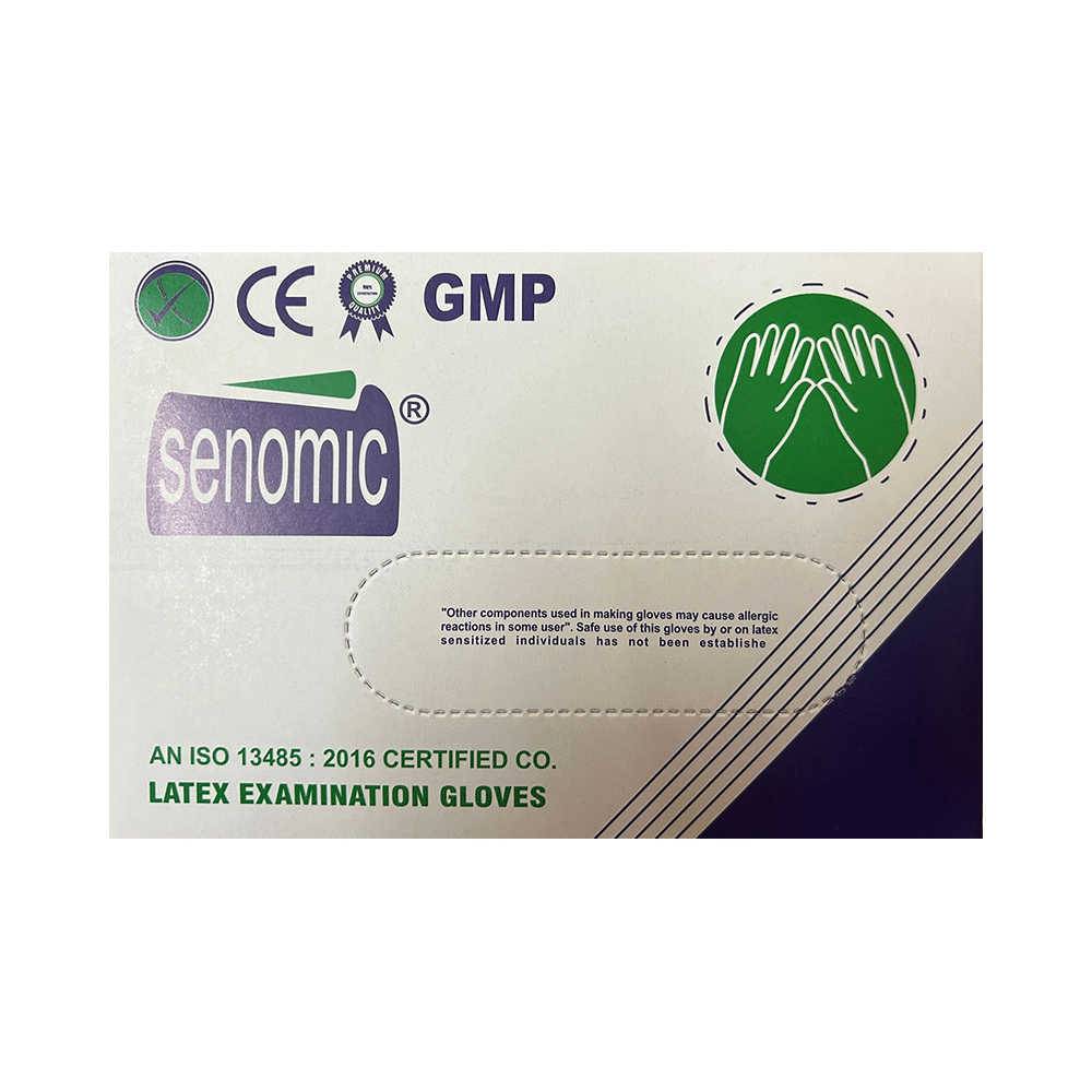 Senomic Latex Examination Glove Medium