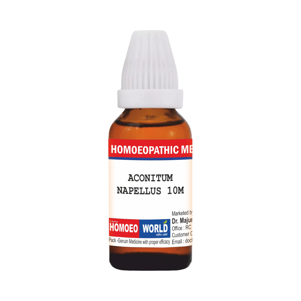 Dr. Majumder Homeo World Aconitum Napellus Dilution (30ml Each) 10M